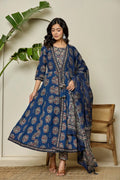 Savi Sizary Women's Elegant Anarkali Suit Set | Premium Ethnic Kurta, Pant & Dupatta Set | Festive, Wedding, Party & Traditional Wear